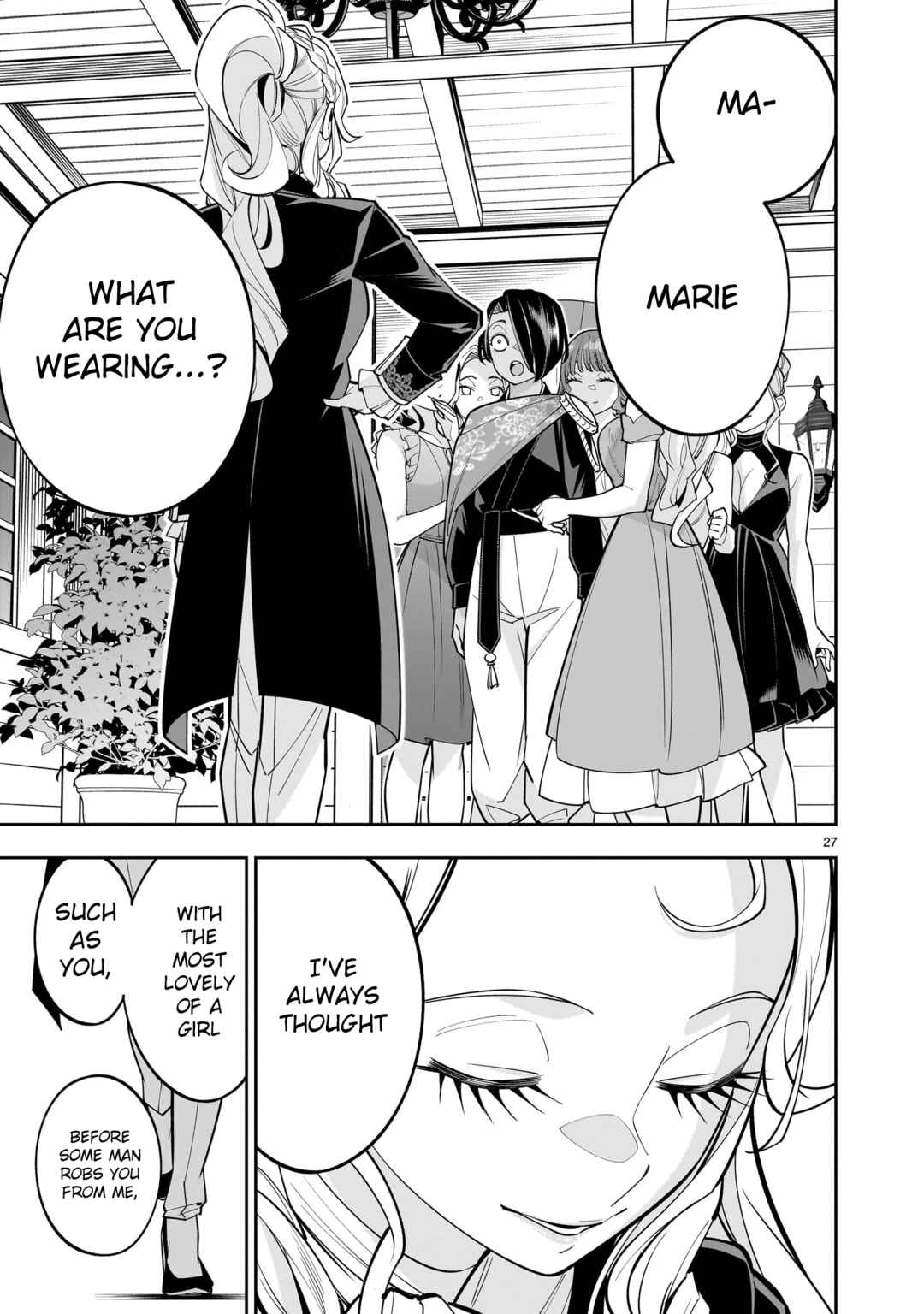 Page 27 Chapter 4 The Death Defying Princess Creates a Yuri Harem to Survive