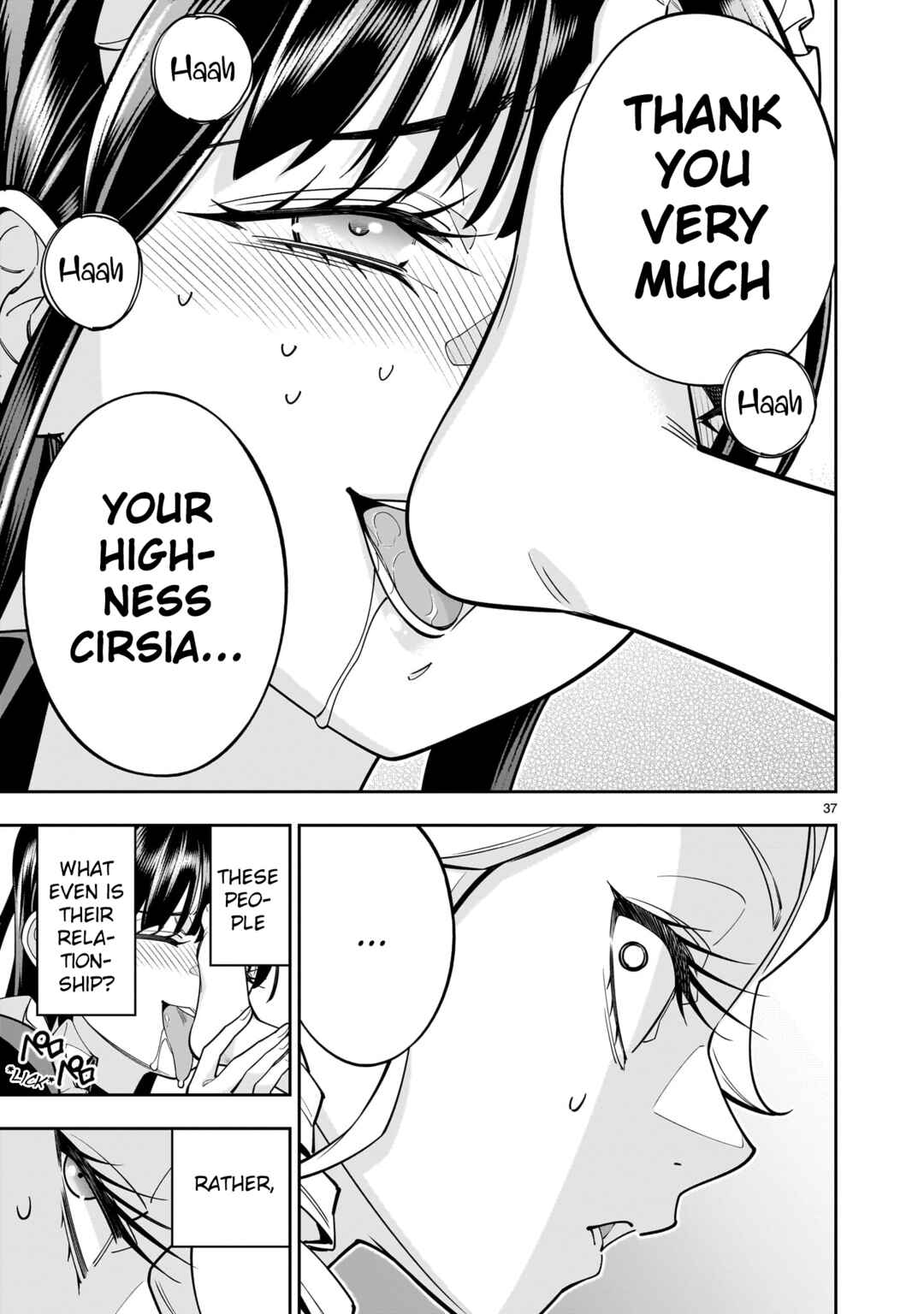 Page 36 Chapter 7 The Death Defying Princess Creates a Yuri Harem to Survive