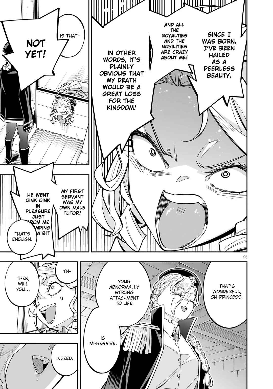 Page 41 Chapter 10 The Death Defying Princess Creates a Yuri Harem to Survive