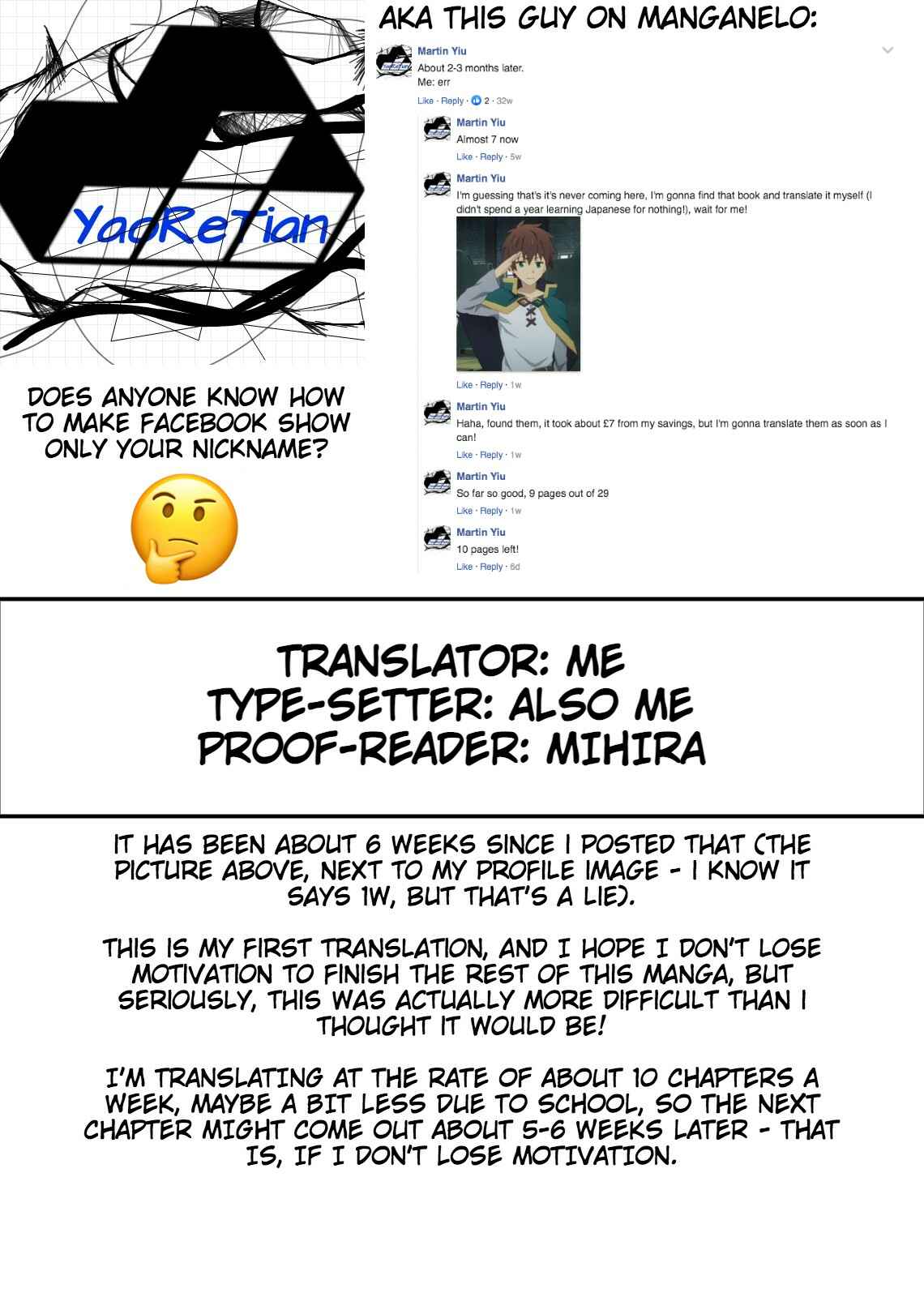 Page 29 Chapter 10 Tadashi Ore wa Heroine Toshite