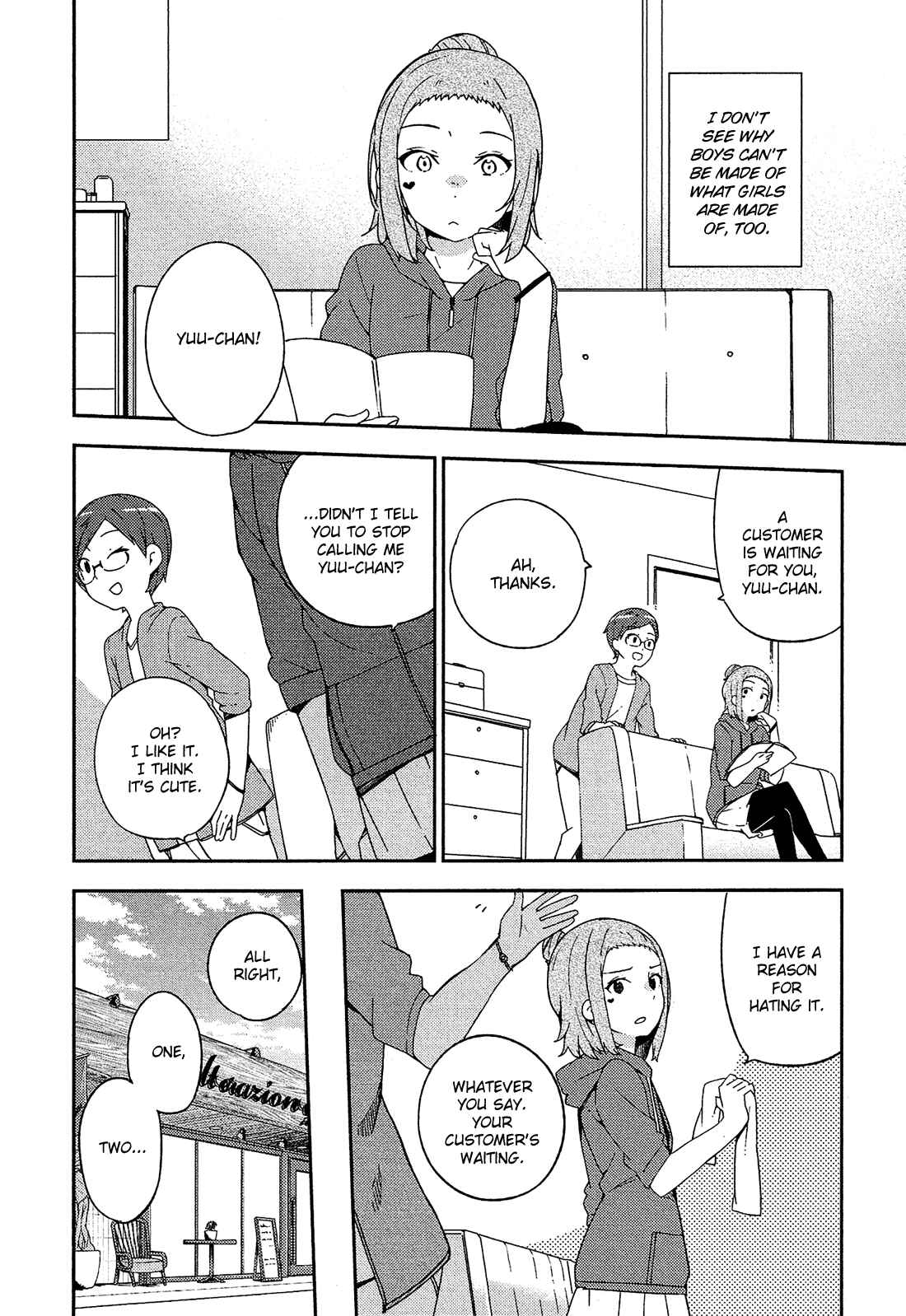 Page 28 Chapter 25 Ookami Shounen wa Kyou mo Uso wo Kasaneru
