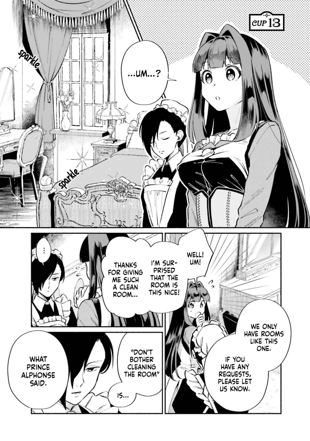 Page 1 Chapter 13 Suterare Shiro Mahoutsukai no Koucha Seikatsu