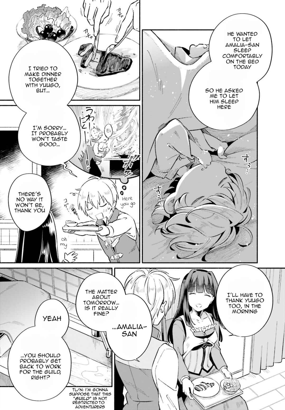 Page 7 Chapter 4 Suterare Shiro Mahoutsukai no Koucha Seikatsu