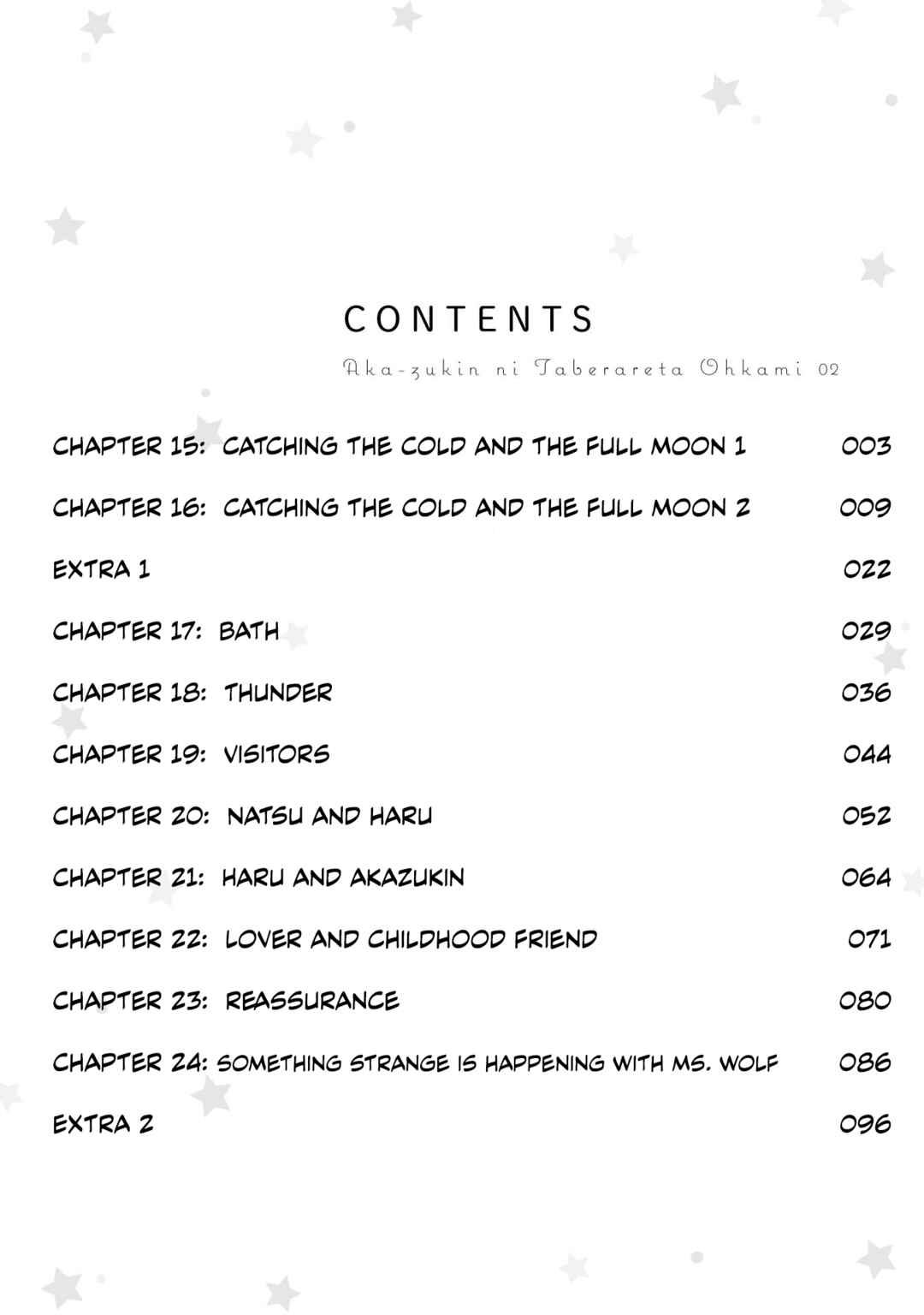 Page 2 Chapter 15 Akazukin ni Taberareta Ookami