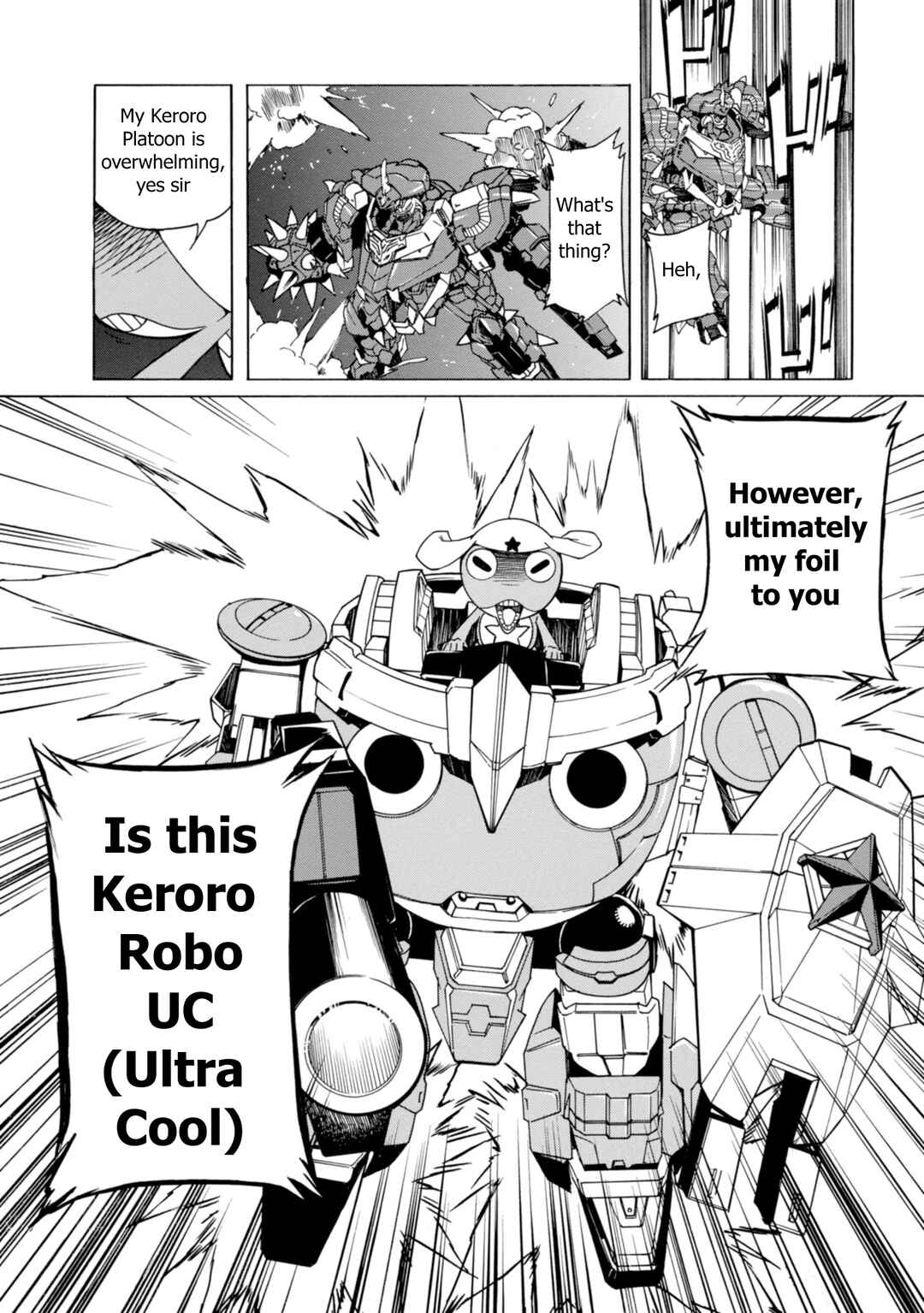 Page 16 Chapter 1 Super Keroro Gunsou UC Fierce Fighting!! Keroro Robo Great Decisive Battle!
