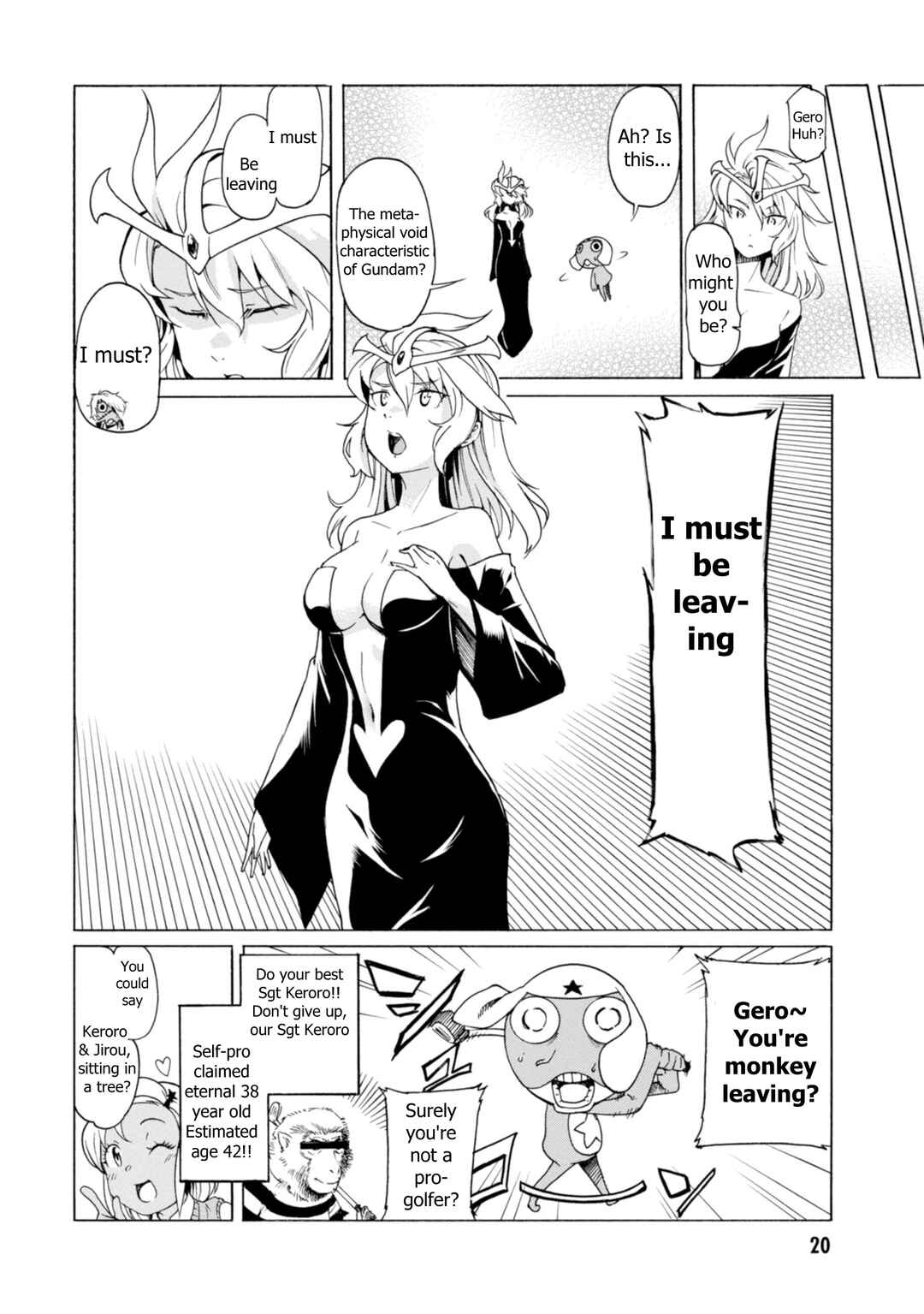 Page 21 Chapter 1 Super Keroro Gunsou UC Fierce Fighting!! Keroro Robo Great Decisive Battle!