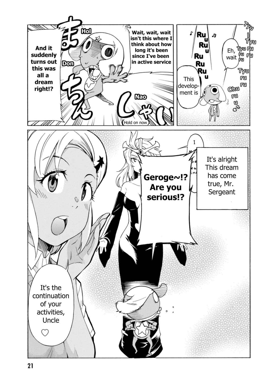 Page 22 Chapter 1 Super Keroro Gunsou UC Fierce Fighting!! Keroro Robo Great Decisive Battle!