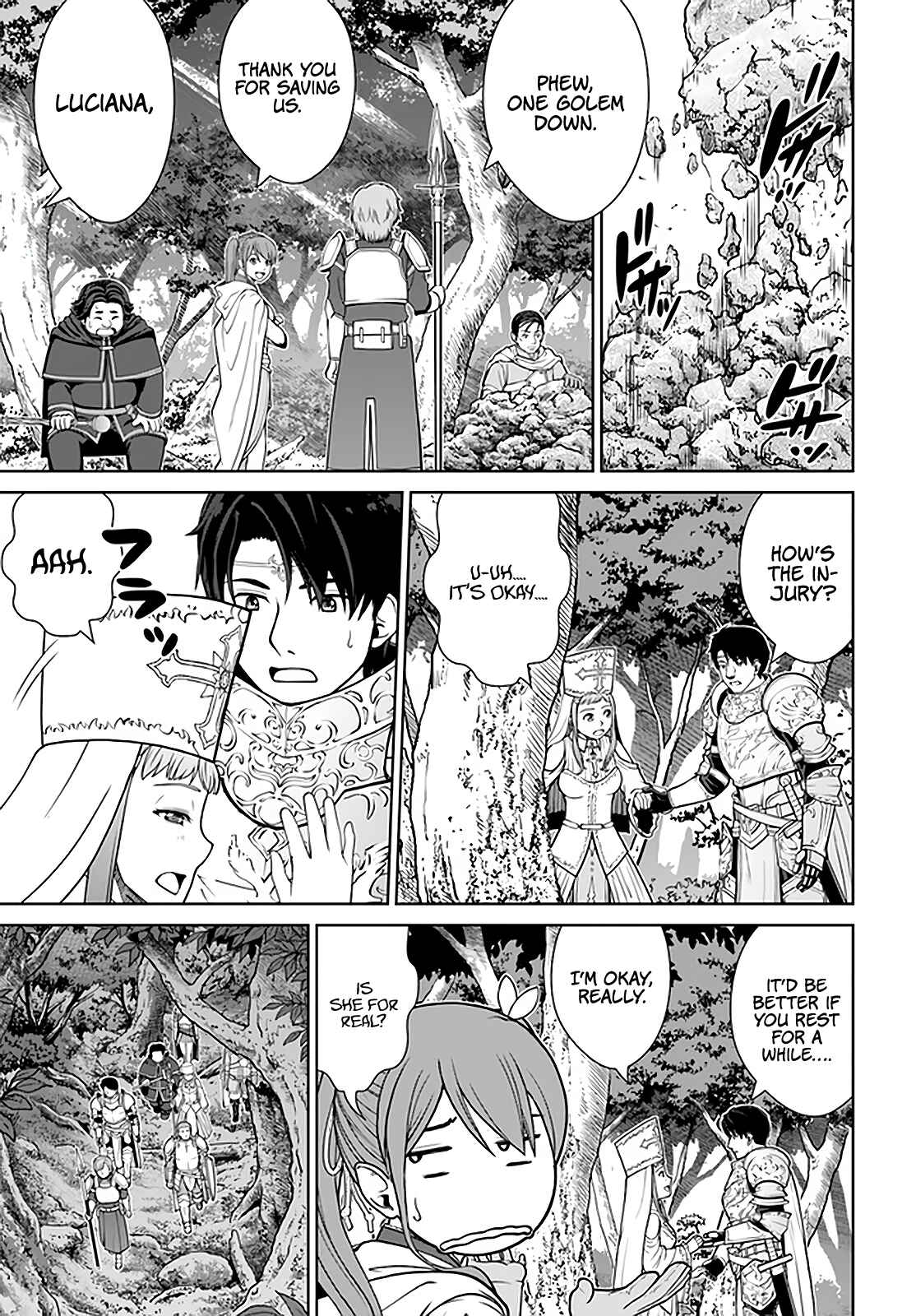 Page 8 Chapter 25 Gokufuri Kyohi Shite Tesaguri Start! Tokka Shinai Healer, Nakama to Wakarete Tabi ni Deru