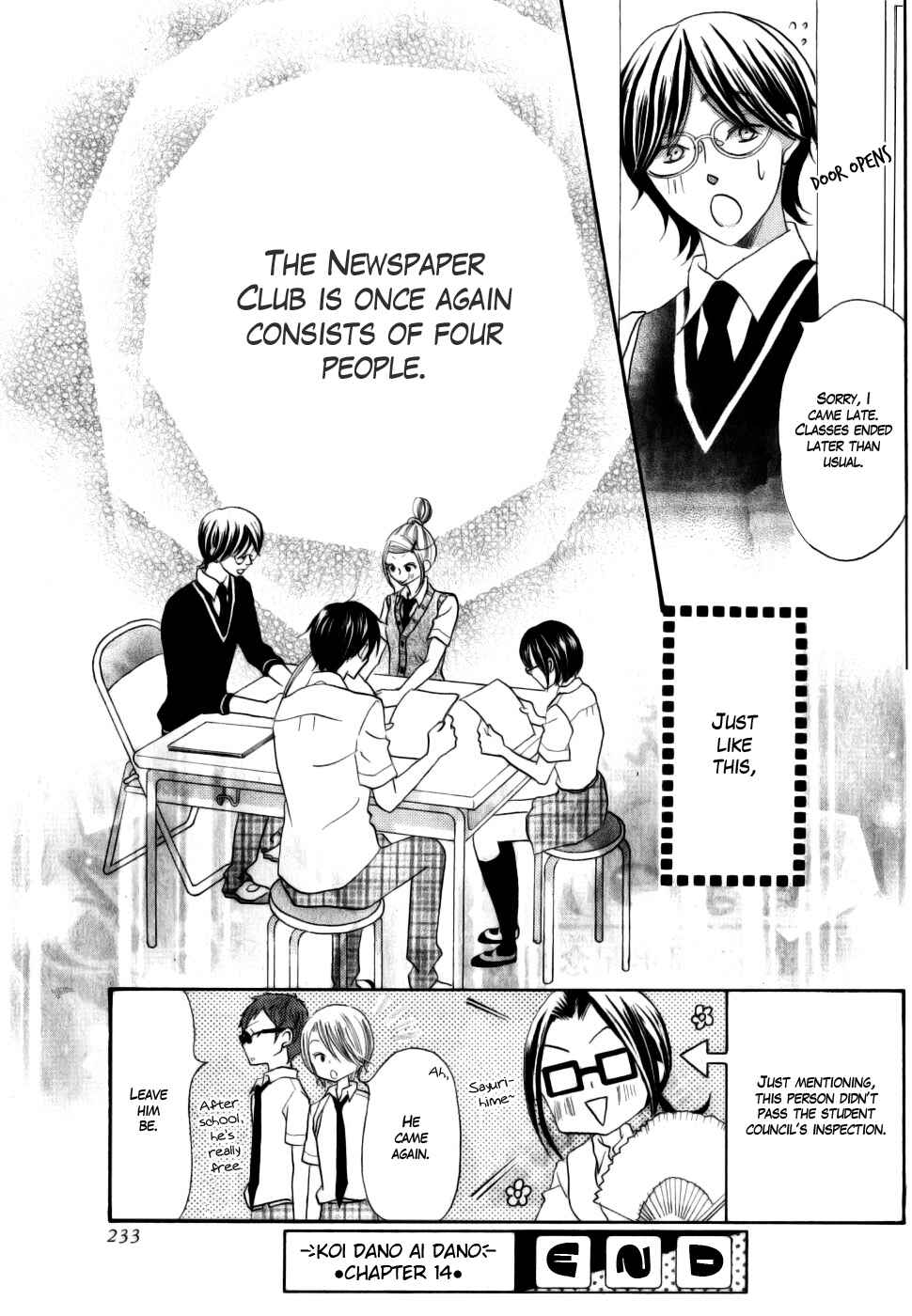 Page 45 Chapter 14 Koi dano Ai dano